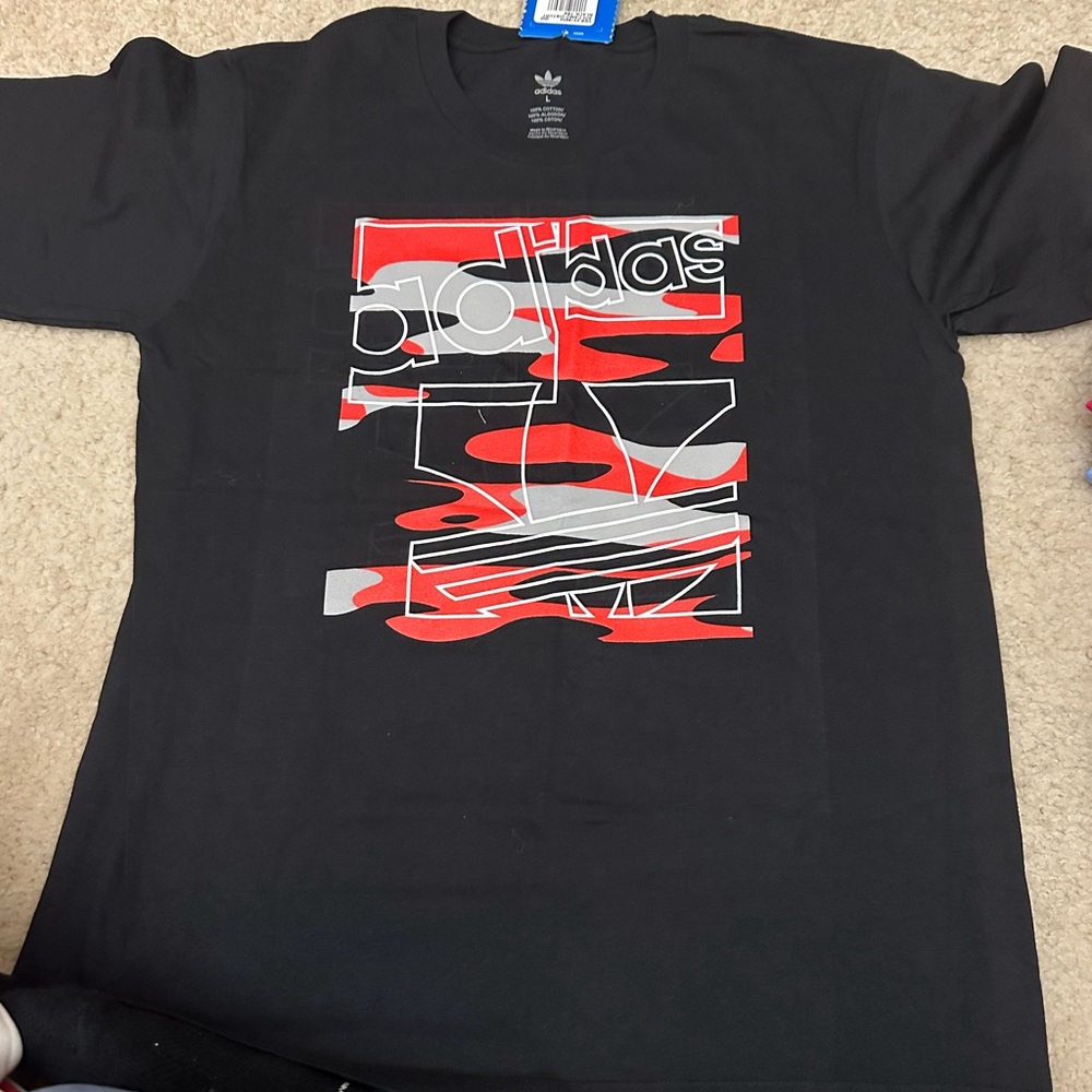 Adidas black T-shirt